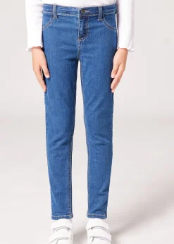 Leggings Skinny Minime in Denim Soft Touch Bambina