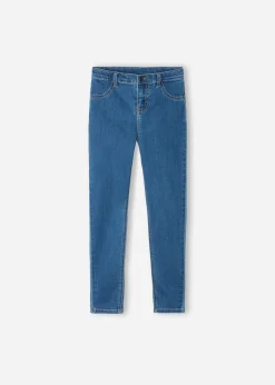 Leggings Skinny Minime in Denim Soft Touch Bambina