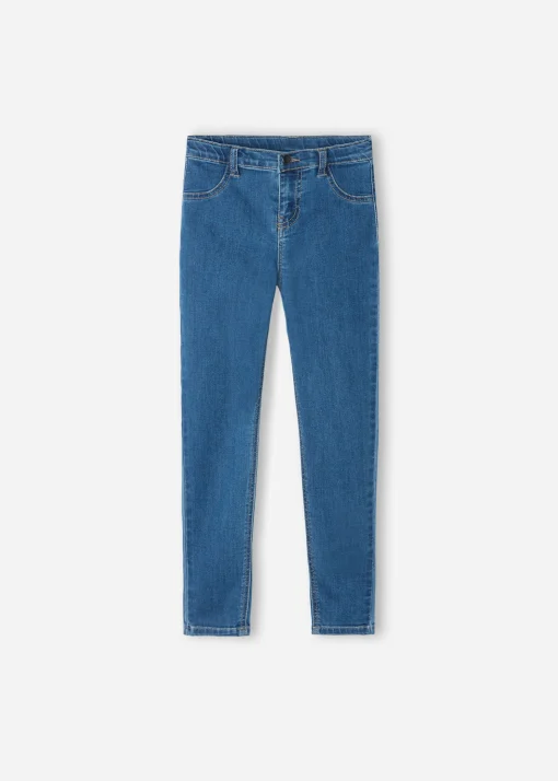 Leggings Skinny Minime in Denim Soft Touch Bambina