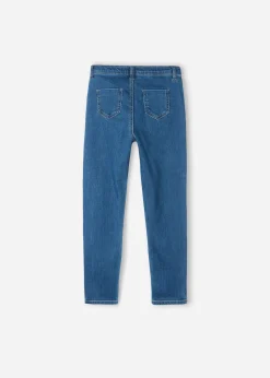 Leggings Skinny Minime in Denim Soft Touch Bambina