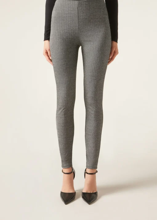 Leggings Skinny Spinati
