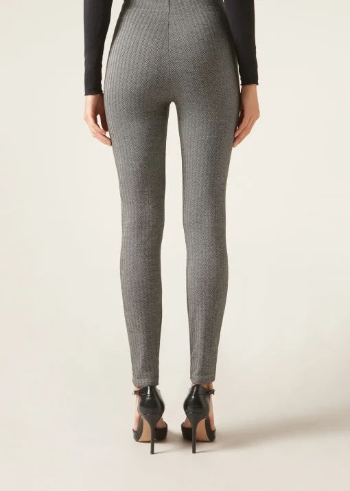 Leggings Skinny Spinati