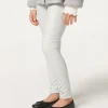 Leggings Termico Effetto Pelle da Bambina