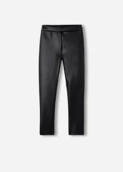 Leggings Termico Effetto Pelle da Bambina