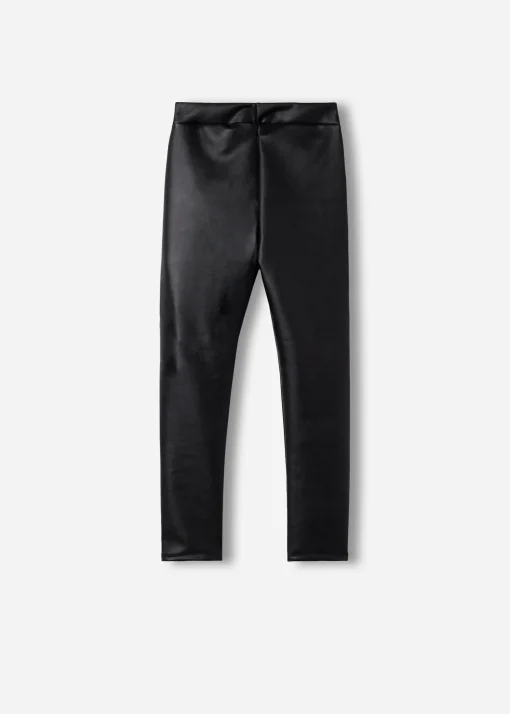 Leggings Termico Effetto Pelle da Bambina