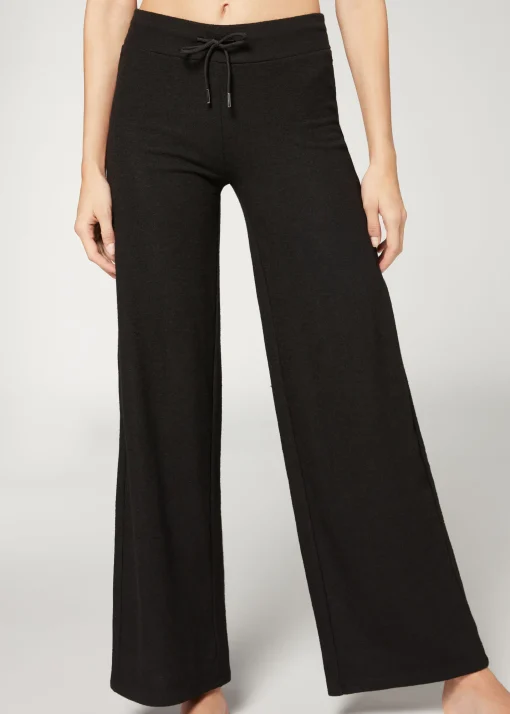 Pantaloni a Palazzo Cashmere