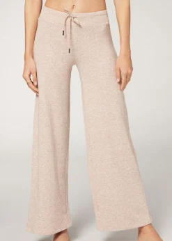 Pantaloni a Palazzo Cashmere
