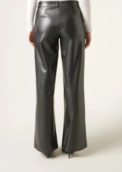 Pantaloni a Palazzo Effetto Spalmato