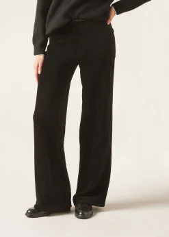 Pantaloni a Palazzo in Velluto