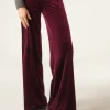 Pantaloni a Palazzo in Velluto