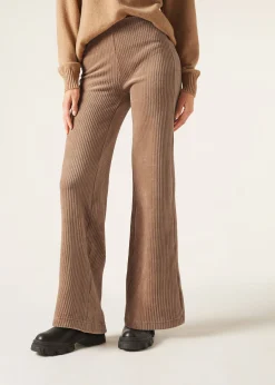 Pantaloni a Palazzo in Velluto