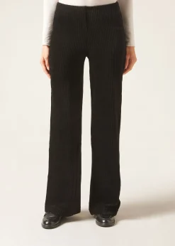 Pantaloni a Palazzo in Velluto
