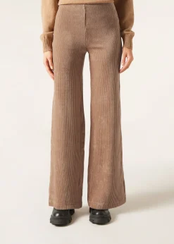 Pantaloni a Palazzo in Velluto
