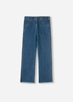 Pantaloni a Zampa Cropped Bambina
