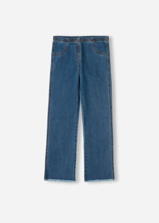 Pantaloni a Zampa Cropped Bambina