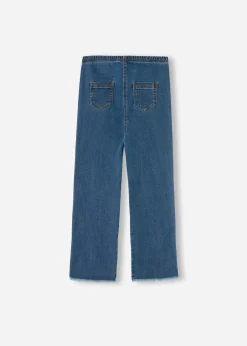Pantaloni a Zampa Cropped Bambina
