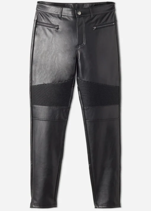 Pantaloni Skinny Termici Effetto Spalmato