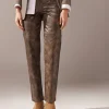 Pantaloni Termici Effetto Spalmato