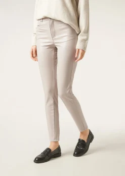 Pantaloni Termici Effetto Spalmato