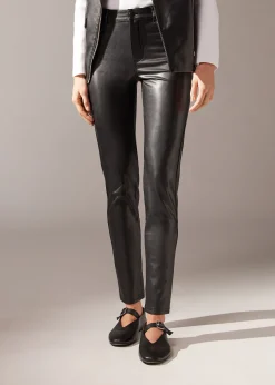 Pantaloni Termici Effetto Spalmato