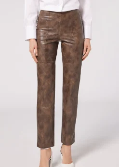 Pantaloni Termici Effetto Spalmato