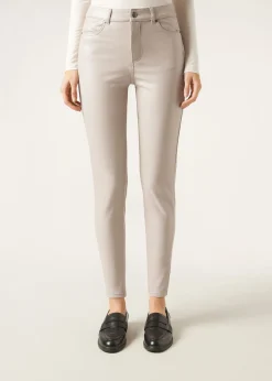 Pantaloni Termici Effetto Spalmato
