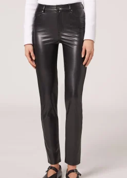 Pantaloni Termici Effetto Spalmato