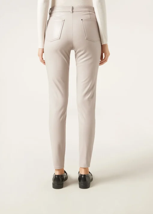 Pantaloni Termici Effetto Spalmato
