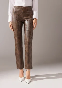 Pantaloni Termici Effetto Spalmato