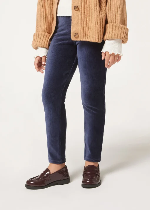 Pantaloni Velluto Bambina