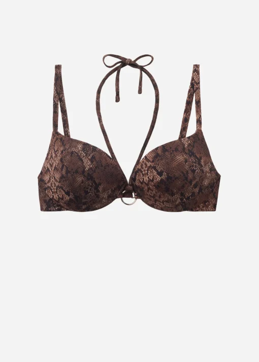 Push up Imbottito Costume Brown Snake