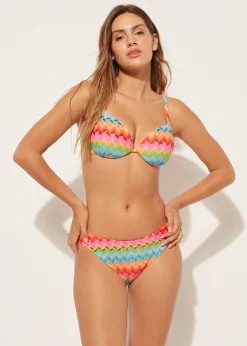 Push Up Leggermente Imbottito Costume Rainbow