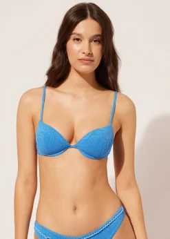 Push Up Leggermente Imbottito Costume 3D Cachemire Twist