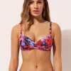Push Up Super Imbottito Costume Blurred Flowers