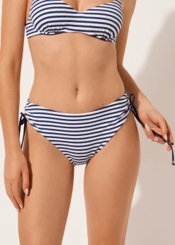 Slip a Vita Alta con Coulisse Costume Nautical Stripes