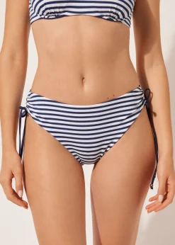 Slip a Vita Alta con Coulisse Costume Nautical Stripes