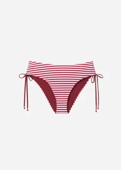 Slip a Vita Alta con Coulisse Costume Nautical Stripes