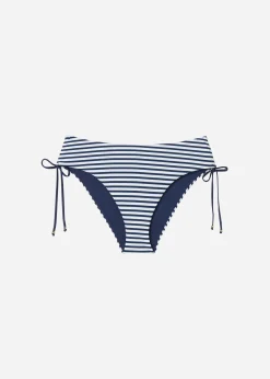 Slip a Vita Alta con Coulisse Costume Nautical Stripes