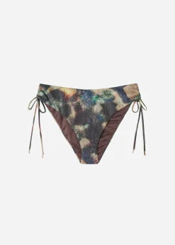 Slip a Vita Alta Costume Sparkling Camouflage
