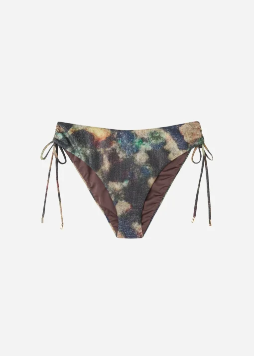 Slip a Vita Alta Costume Sparkling Camouflage