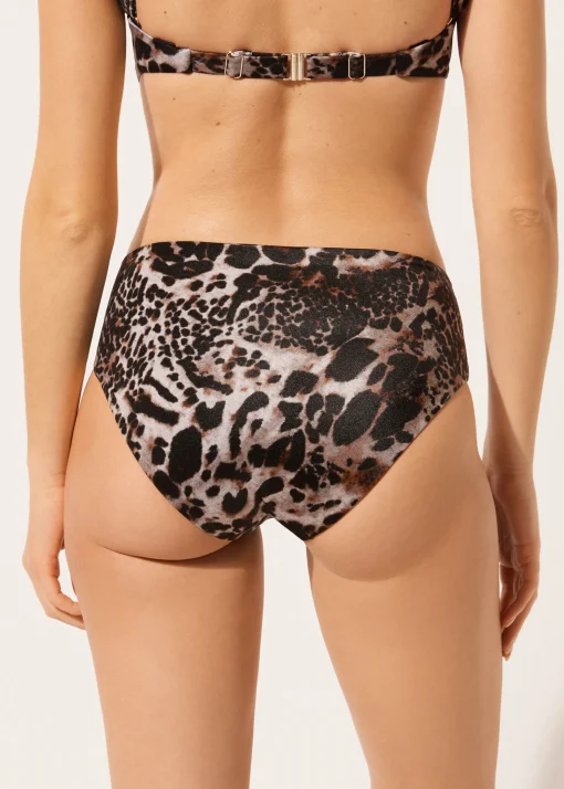 Slip Alto Contenitivo Costume Elegant Animalier
