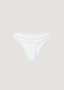 Slip Alto Costume White Pearls