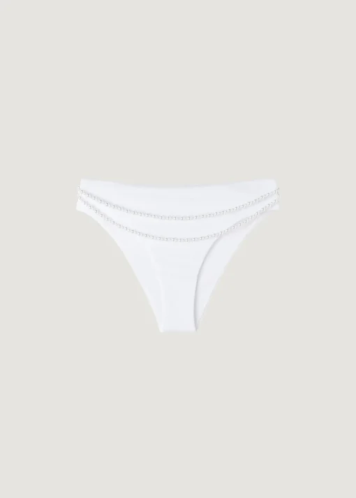 Slip Alto Costume White Pearls