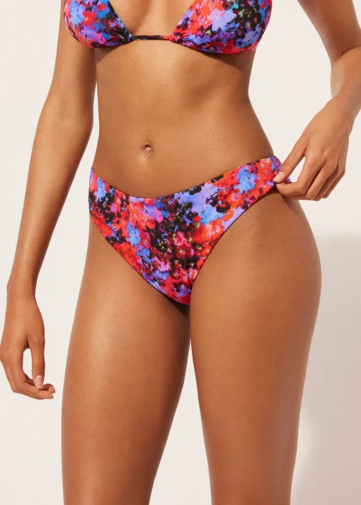 Slip Costume Blurred Flowers