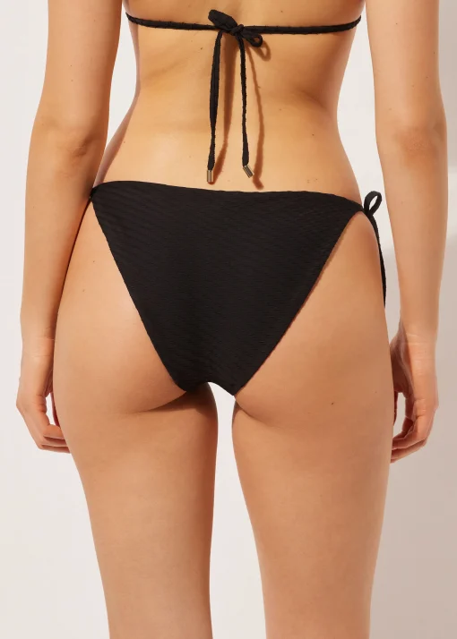 Slip Lacci Costume 3D Black Waves