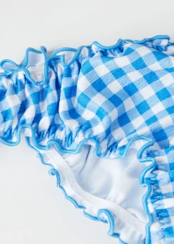 Slip Mare Bambina Vichy Delicate Blue