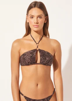 Top Canotta Costume Brown Snake
