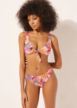 Top Canotta Double Face Costume Wild Foliage